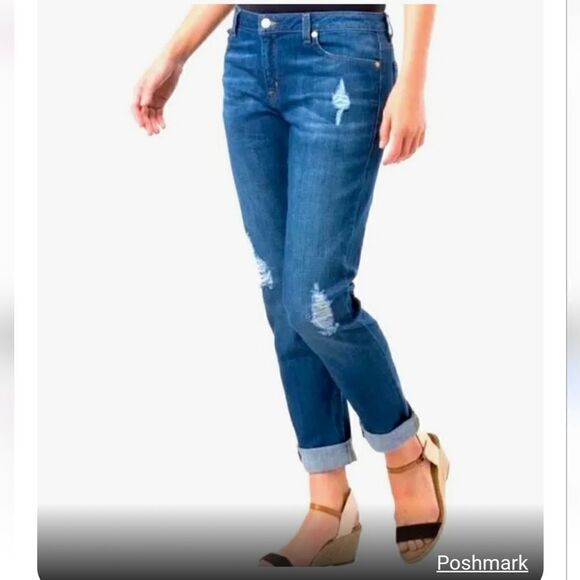 Michael kors dillon relaxed distressed jeans - Picture 7 of 13